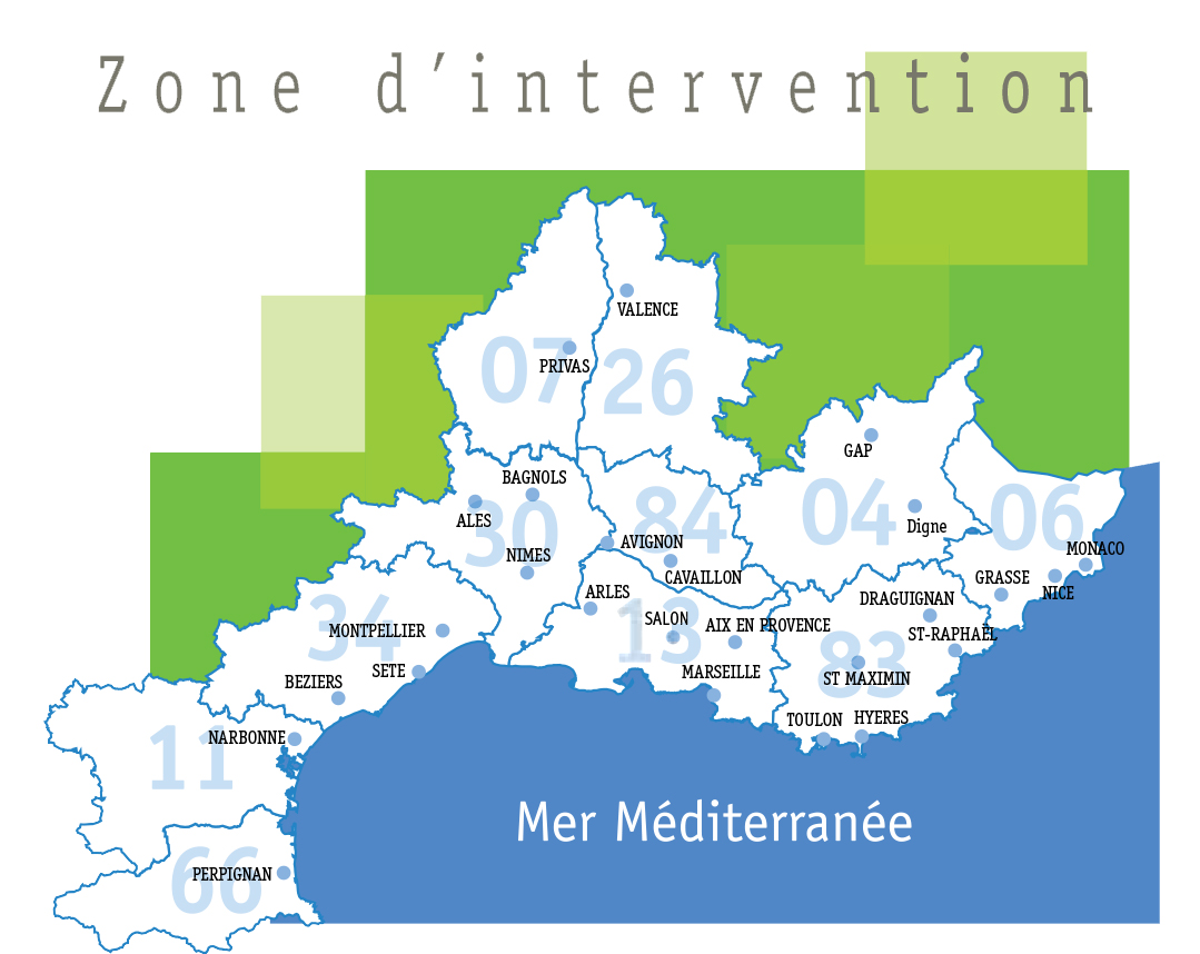 zone d'intervention